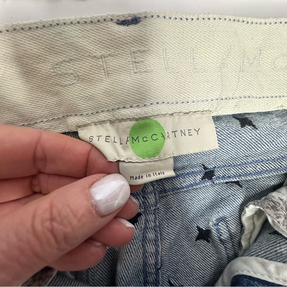 stella mccartney SWISS CROSS EMBROIDERED JEAN 25 - Picture 15 of 16